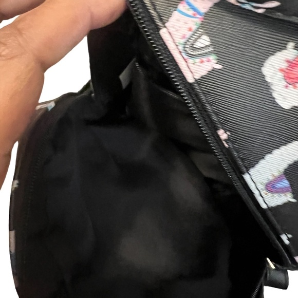 NWT Arizona Jeans &‎ CO Llama Mini Backpack | Black New main image 9